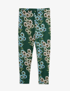 Green Daisies Leggings