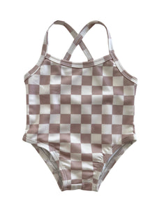 Tiramisu Checkerboard Marina Swimsuit