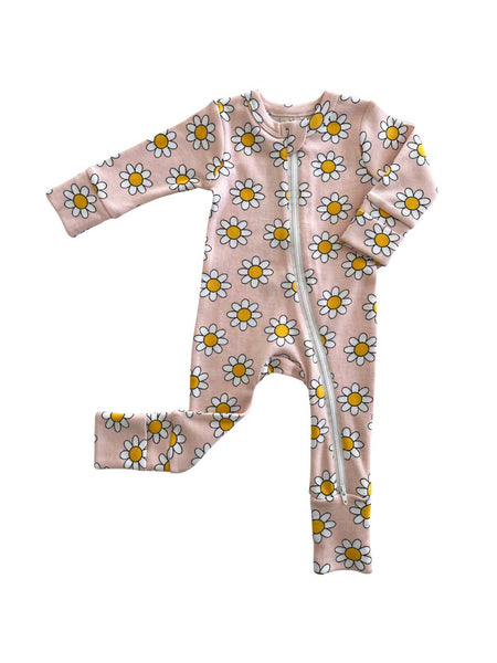 Daisy Pop Organic 2-Way Zip Romper