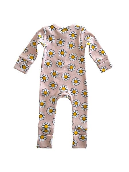 Daisy Pop Organic 2-Way Zip Romper