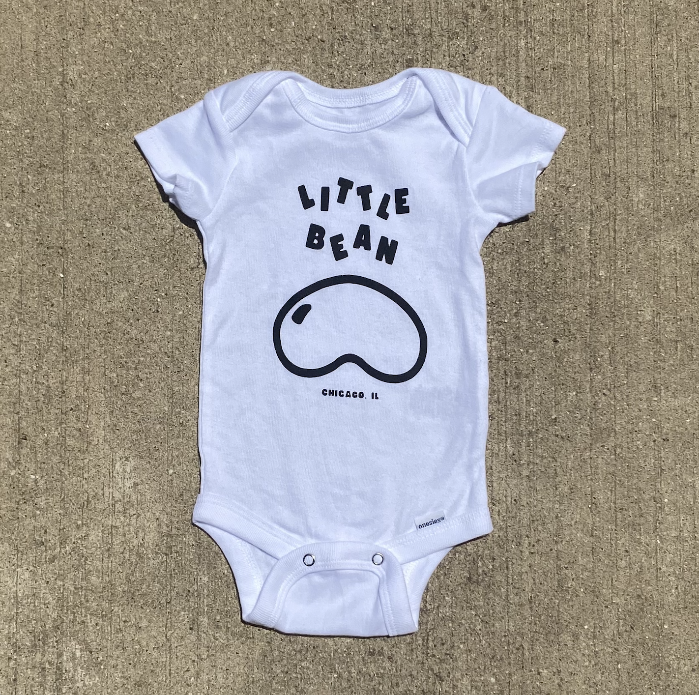 Short Sleeve Little Bean Onesie