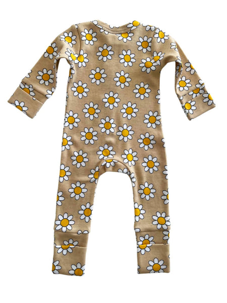 Daisy Pop Organic 2-Way Zip Romper