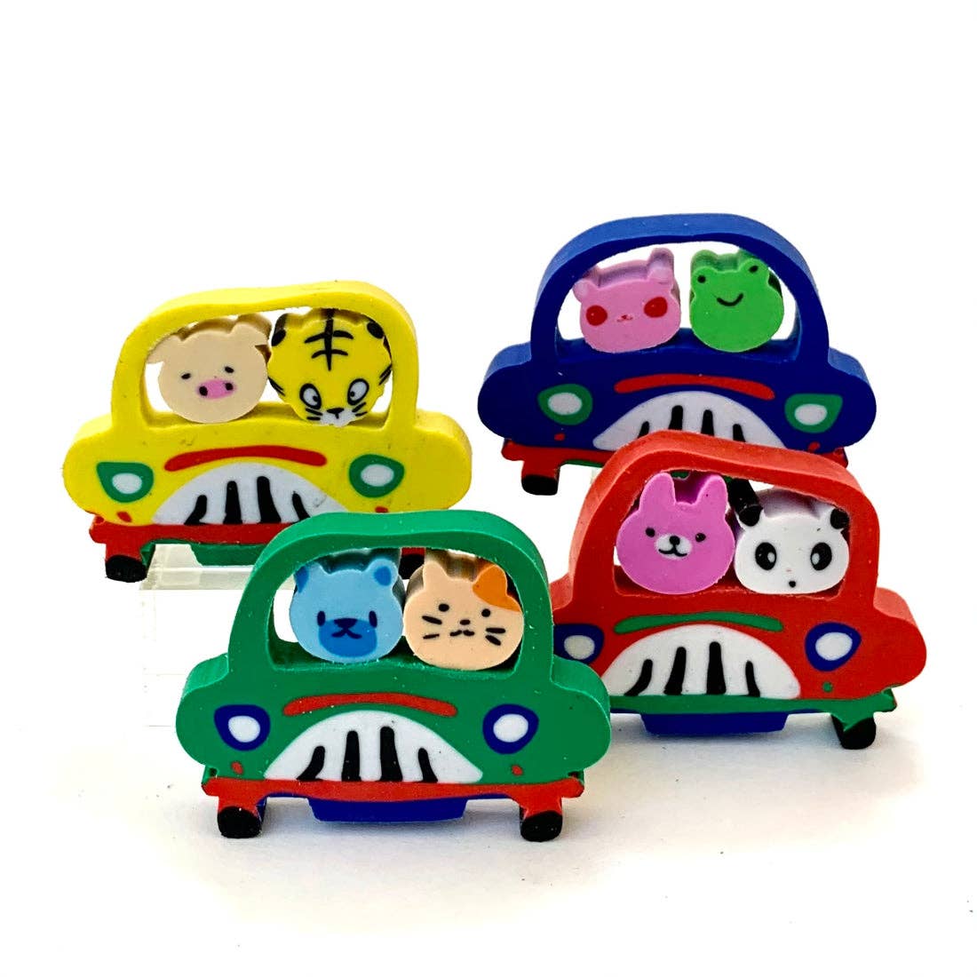 Driving Animals Mini Erasers